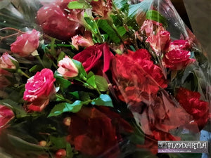 Bouquet de fleurs naturelles : Rosa