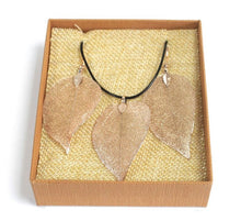 Charger l'image dans la galerie, Parure Collier et BO Feuille de bravoure