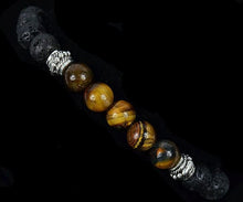 Charger l'image dans la galerie, Bracelet Tibétain en Pierre Naturelle Collection 5 Chakras supérieurs