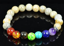 Charger l'image dans la galerie, Bracelet de l'Equilibre 7 Chakras en Pierres naturelles