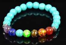 Charger l'image dans la galerie, Bracelet de l'Equilibre 7 Chakras en Pierres naturelles