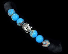Charger l'image dans la galerie, Bracelet Tibétain en Pierre Naturelle Collection Buddha