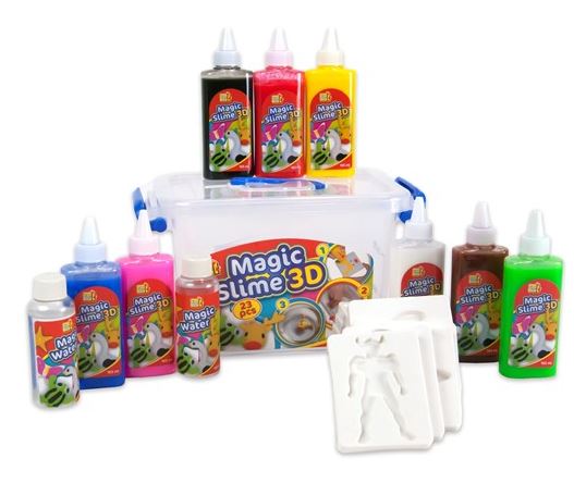 Set pour faire du slime - Squish - Magic box - 17 pièces, masse plastique,  créatif
