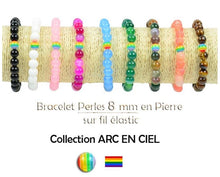 Charger l'image dans la galerie, Bracelet composé de pierres semi-précieuses avec ou sans breloque