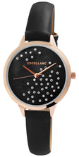 Charger l'image dans la galerie, Montre femme "Excellanc" analogique avec bracelet en simili cuir