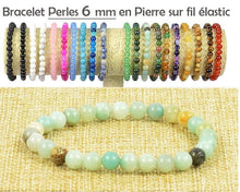 Charger l'image dans la galerie, Bracelet composé de pierres semi-précieuses avec ou sans breloque