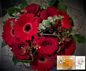 Bouquet de fleurs naturelles : "Carmen"