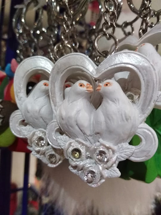 Porte-clé romantique