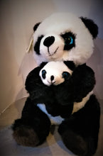 Charger l&#39;image dans la galerie, Peluche maman panda et son bébé