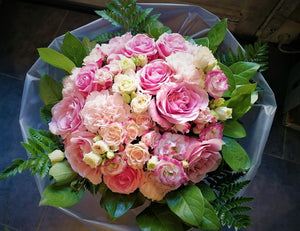 Bouquet de fleurs naturelles ROSA