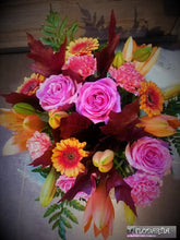 Charger l&#39;image dans la galerie, Bouquet de fleurs naturelles : Automne chaleureux