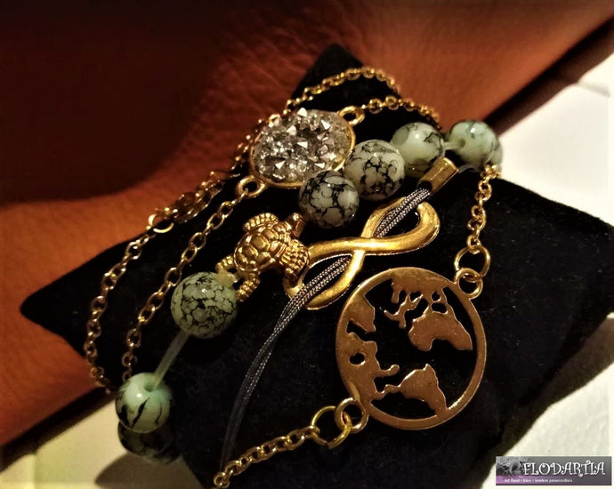 Lot de 5 bracelets