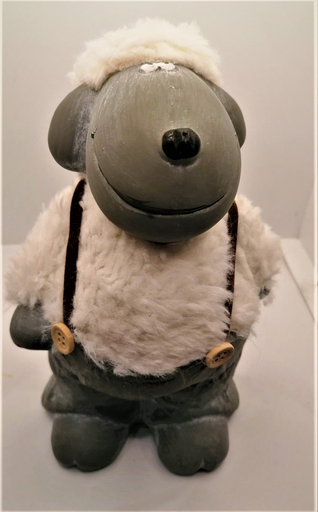 Pâques : figure mouton en céramique