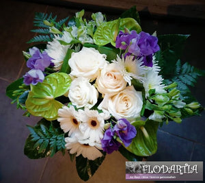 Bouquet de fleurs naturelles : Bouquet "Purple madness"