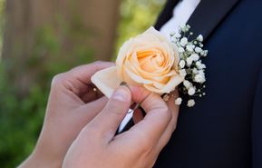 Mariage : bouquet "Peach"