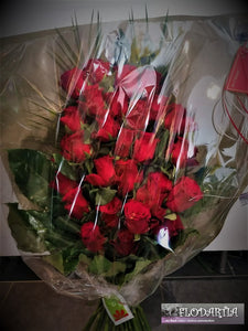 Bouquet de fleurs nauturelles couché : full love