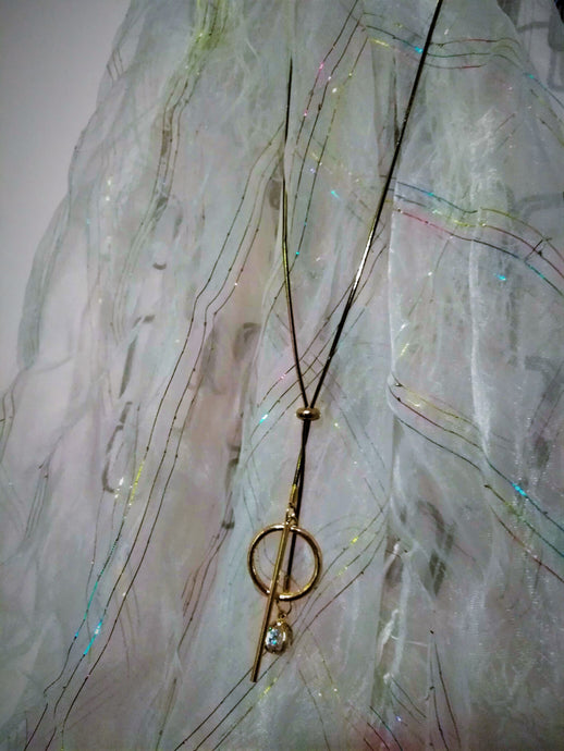 Collier Sautoir réglable 72cm Bijoux new Design Collection Graphika