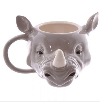 Mug tête de rhinocéros