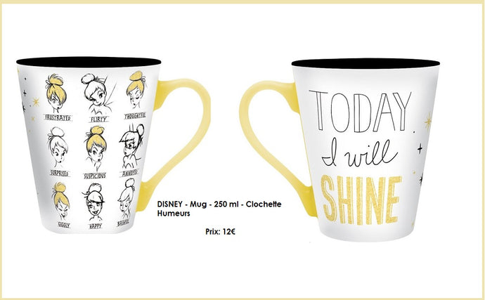 DISNEY - Mug - 250 ml - Clochette Humeurs