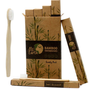 Brosse à Dents en Bambou - Blanc