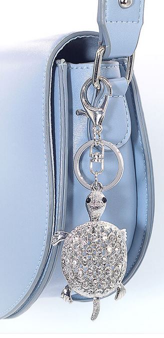Porte-clé Tortue avec strass