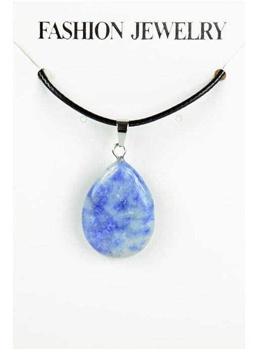 Collier Pendentif en pierre semi-précieuse 