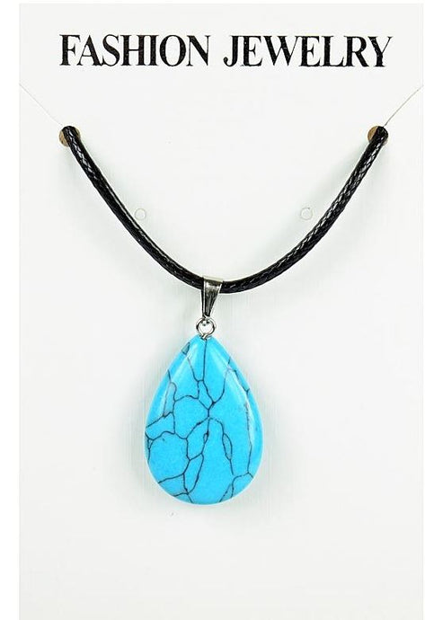 Collier Pendentif en pierre semi-précieuse 