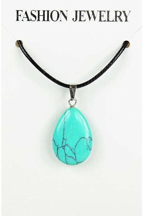 Collier Pendentif en pierre semi-précieuse 