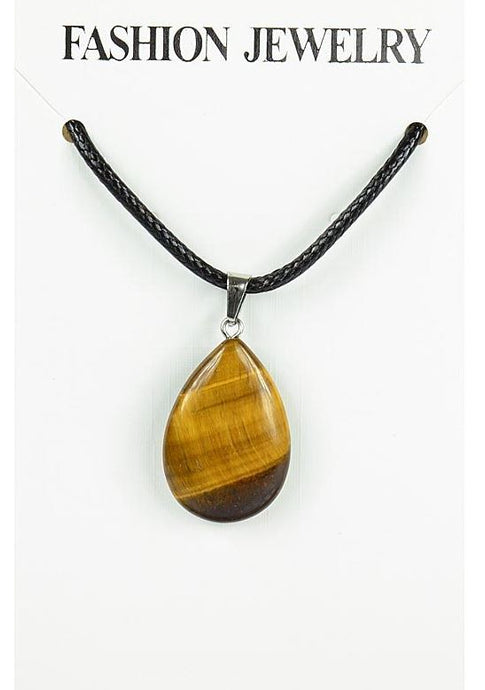 Collier Pendentif en Pierre semi-précieuse 