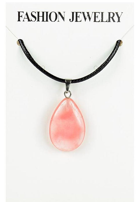 Collier Pendentif en pierre semi-précieuse 