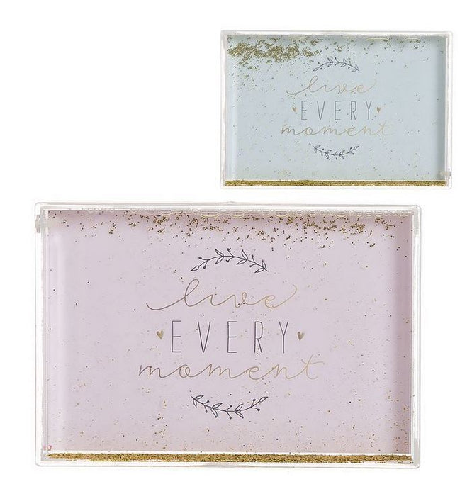 Cadre photo rectangulaire avec paillettes