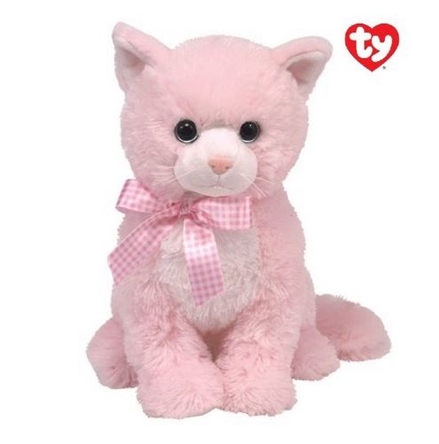 Peluche Chat Rose avec Glitter yeux Duchess