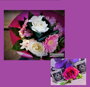 Bouquet de fleurs naturelles : Bouquet "Lady Pinky"