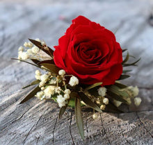 Charger l&#39;image dans la galerie, Mariage : bouquet de marié &quot;Red love&quot;