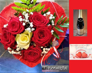 Bouquet de fleurs naturelles : "Tender love"