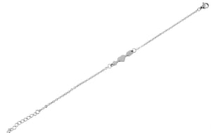 Bracelet chaîne fin avec flèche coeur