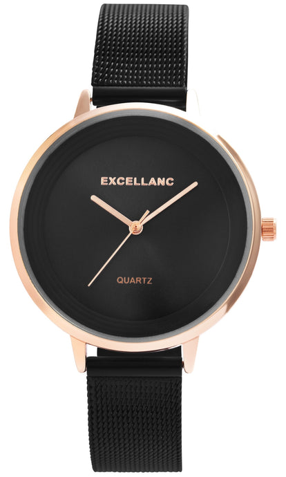Montre dame en maille d'acier inoxydable 