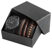 Charger l&#39;image dans la galerie, Box &quot;Alain Miller / Excellanc&quot; composé d&#39;une montre homme et d&#39;un bracelet en simili cuir