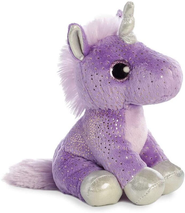 Peluche licorne étincellante