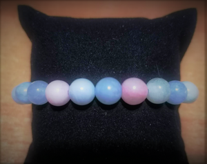 Bracelet Perles semi-précieuses : Morganite