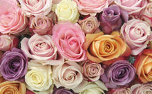 Charger l&#39;image dans la galerie, Composition mortuaire : bouquet couché &quot;Roses&quot;