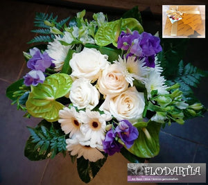 Bouquet de fleurs naturelles : Bouquet "Purple madness"