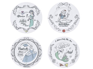 Disney: set de 4 assiettes "Princesses Disney"