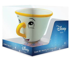 Disney: Mug 3D Zip - collection "Belle & la Bête"
